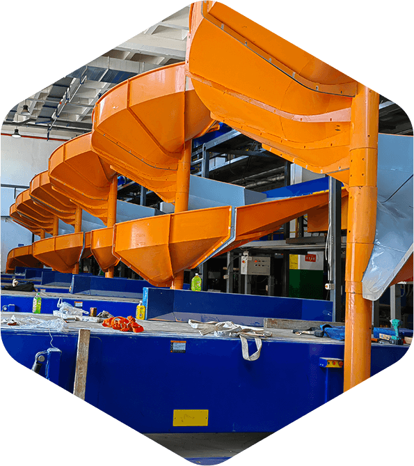 Large Screw Conveyor Chute